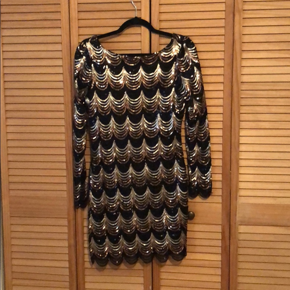 Sequin mini dress